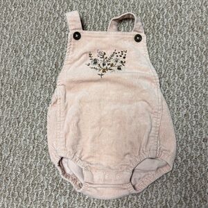 Jamie Kay Soft Pink Corduroy Romper